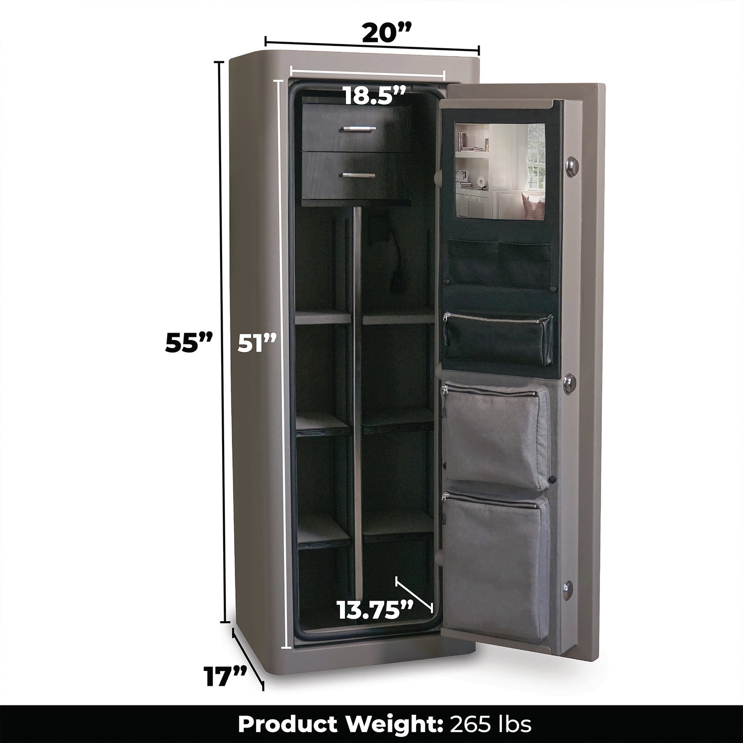 Sanctuary Executive SA-IHS5520 8-Gun Fire & Water Safe