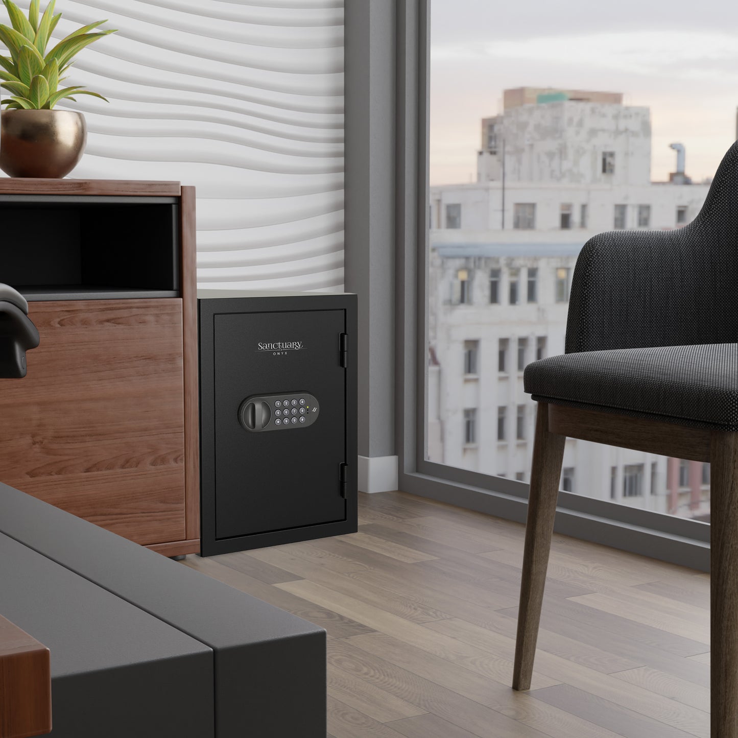 Sanctuary Onyx SA-ONYX3 Fireproof Home Safe