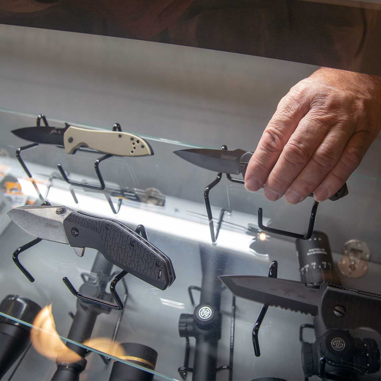 Scope / Knife / Suppressor Display Stands