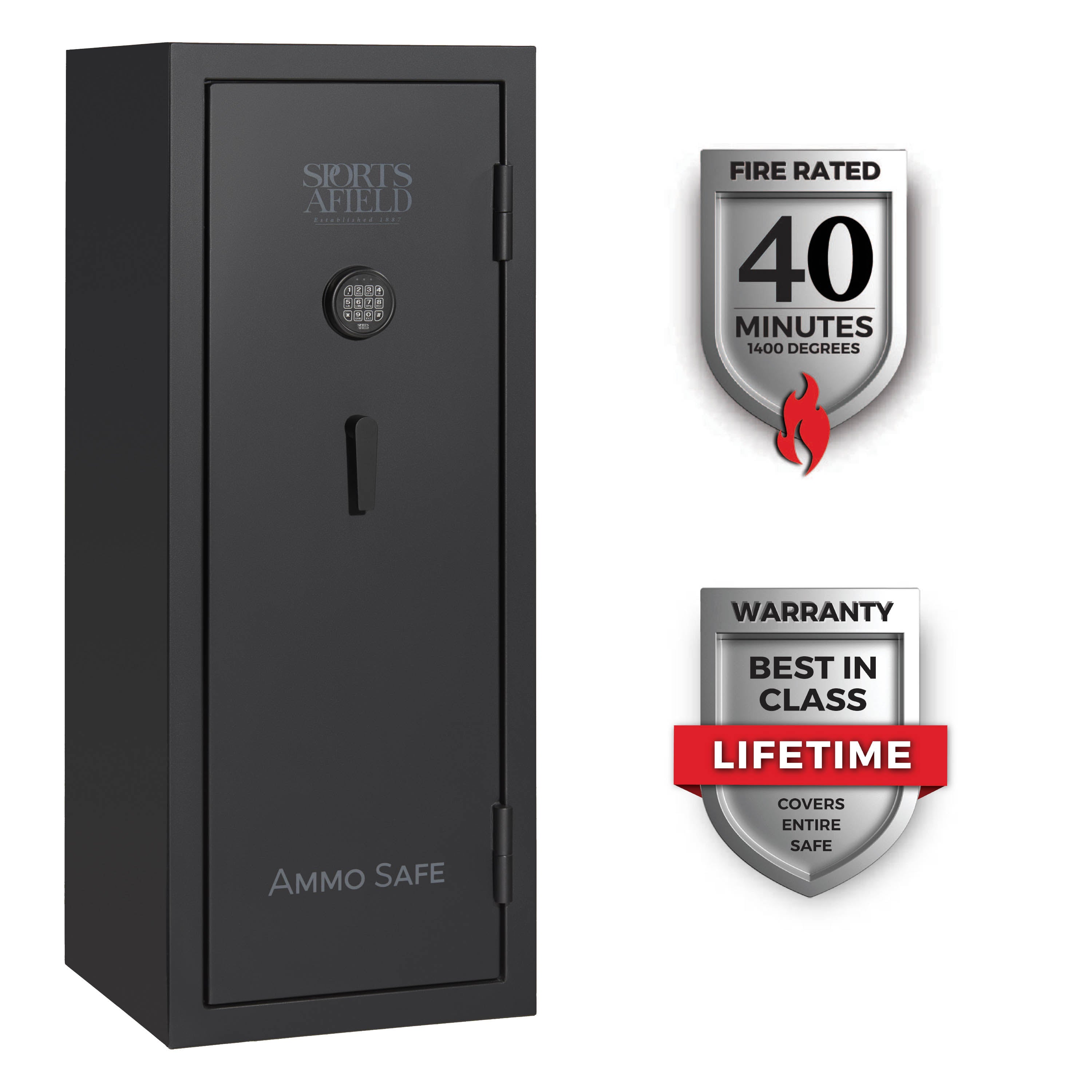 Sports Afield Ammo Safe SA5520LZ-AMG 40-Min Fire Safe – Safes and ...