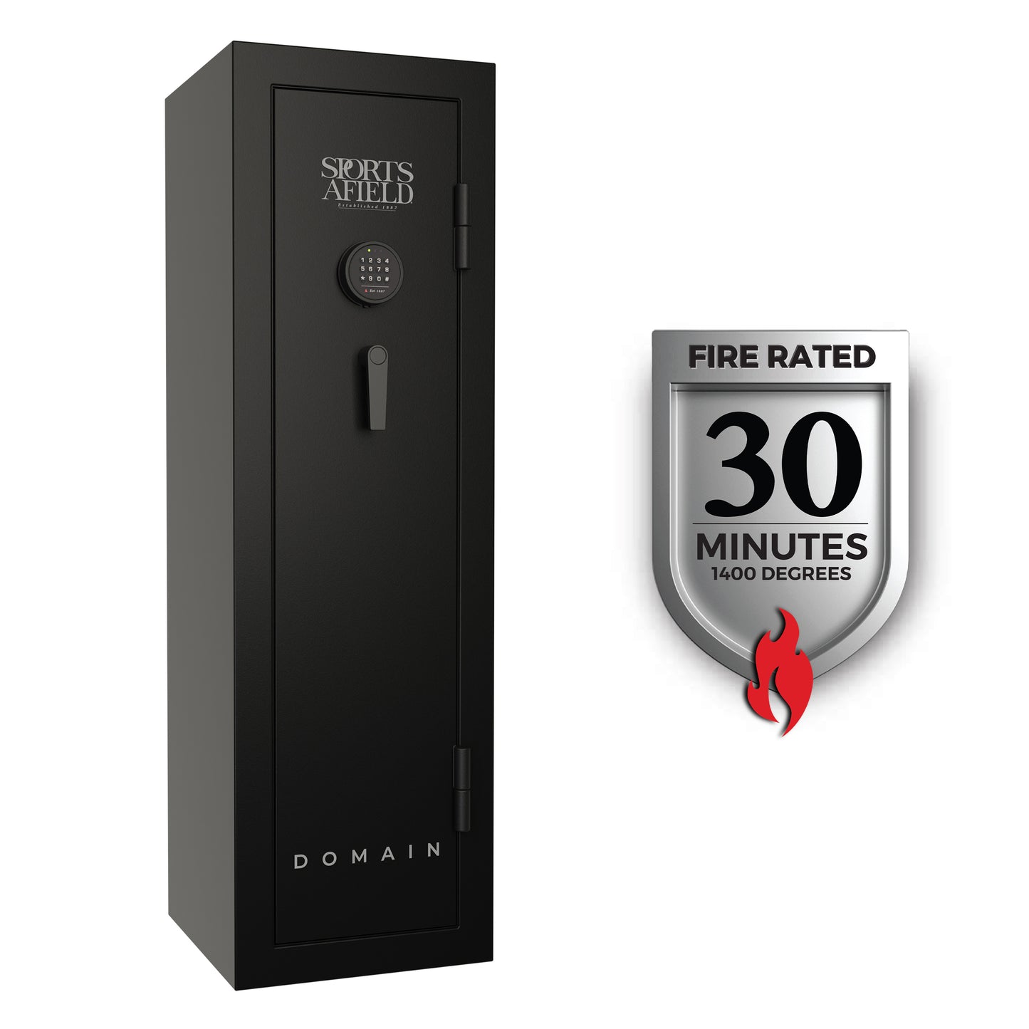 Sports Afield Domain SA5512DOM 12-Gun Fire Safe