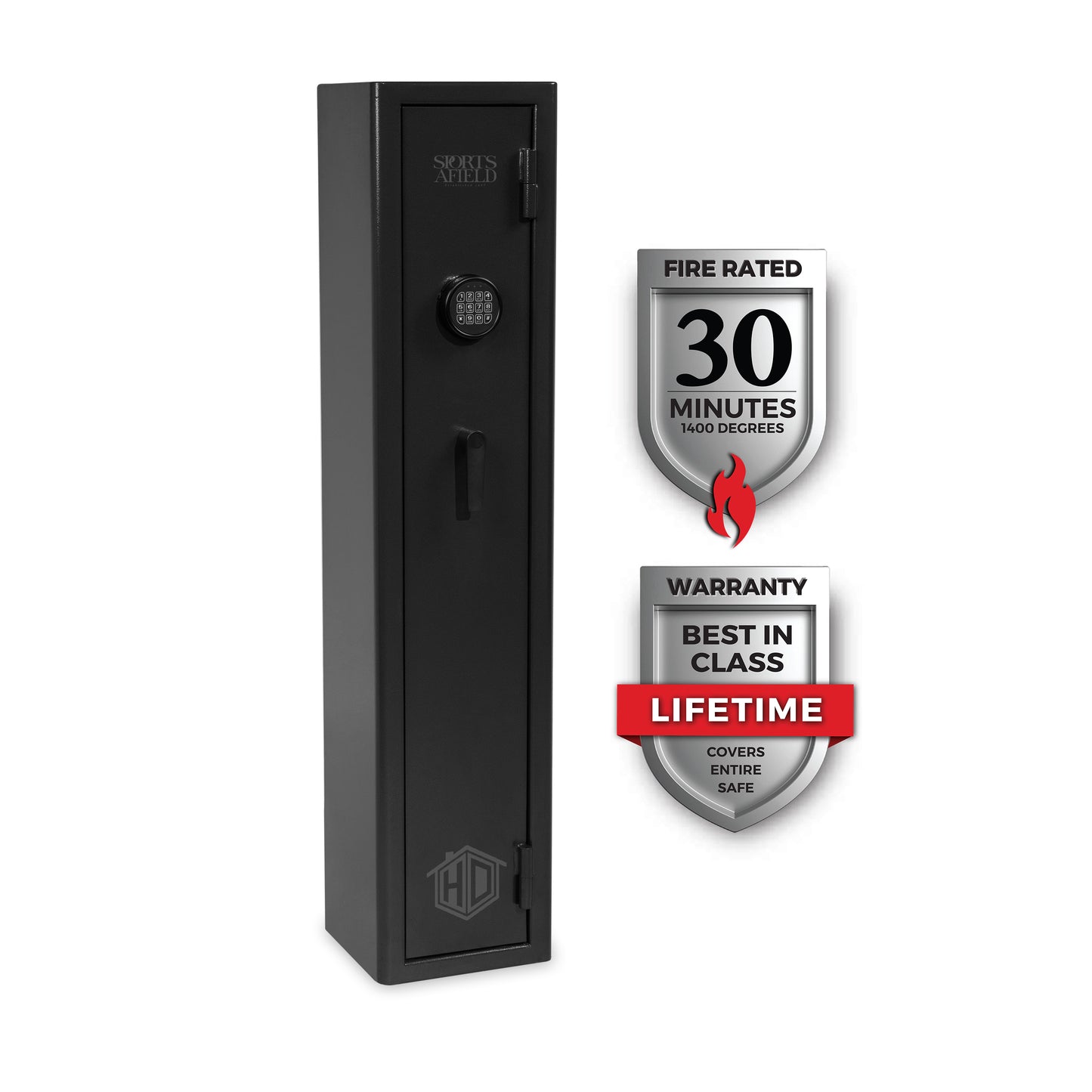 Sports Afield Home Defense SA-HDFX 4-Gun Fire Safe