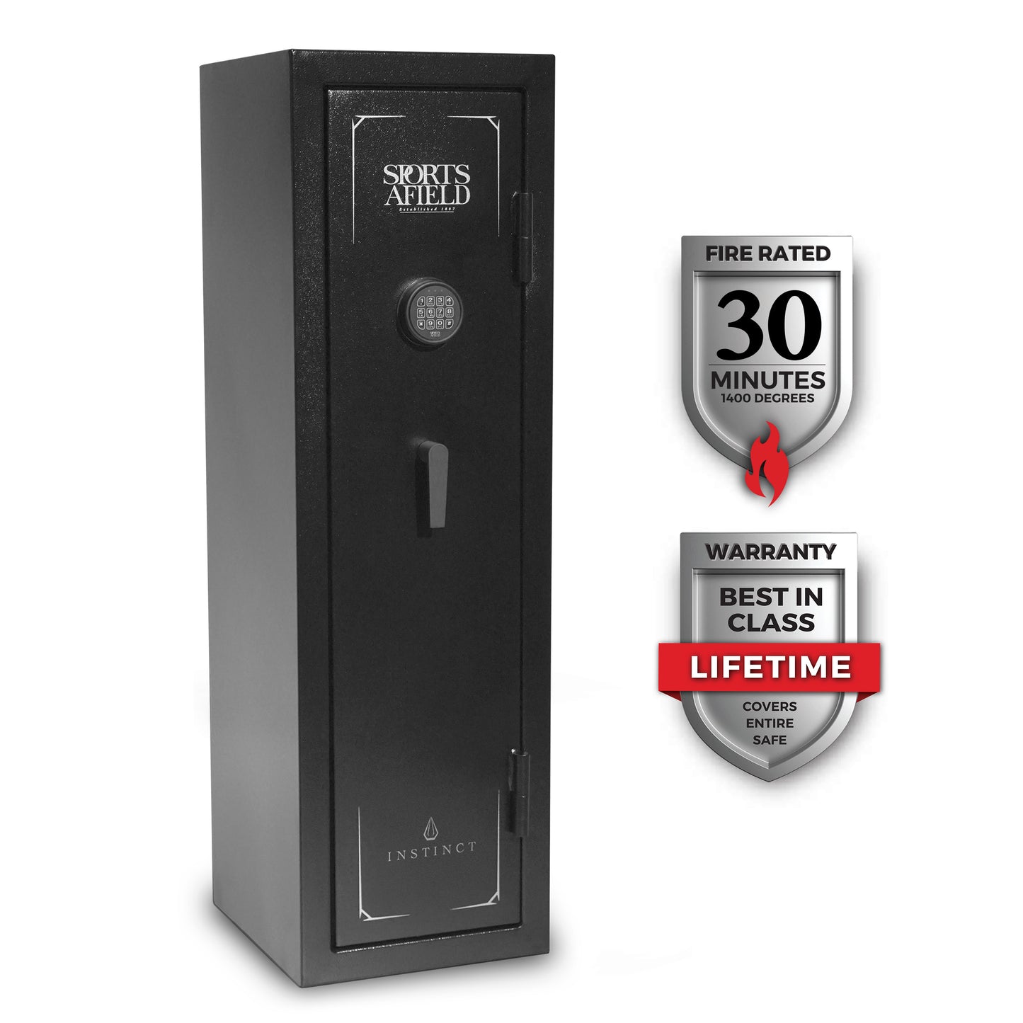 Sports Afield Instinct SA5516INS 12-Gun Fireproof Safe