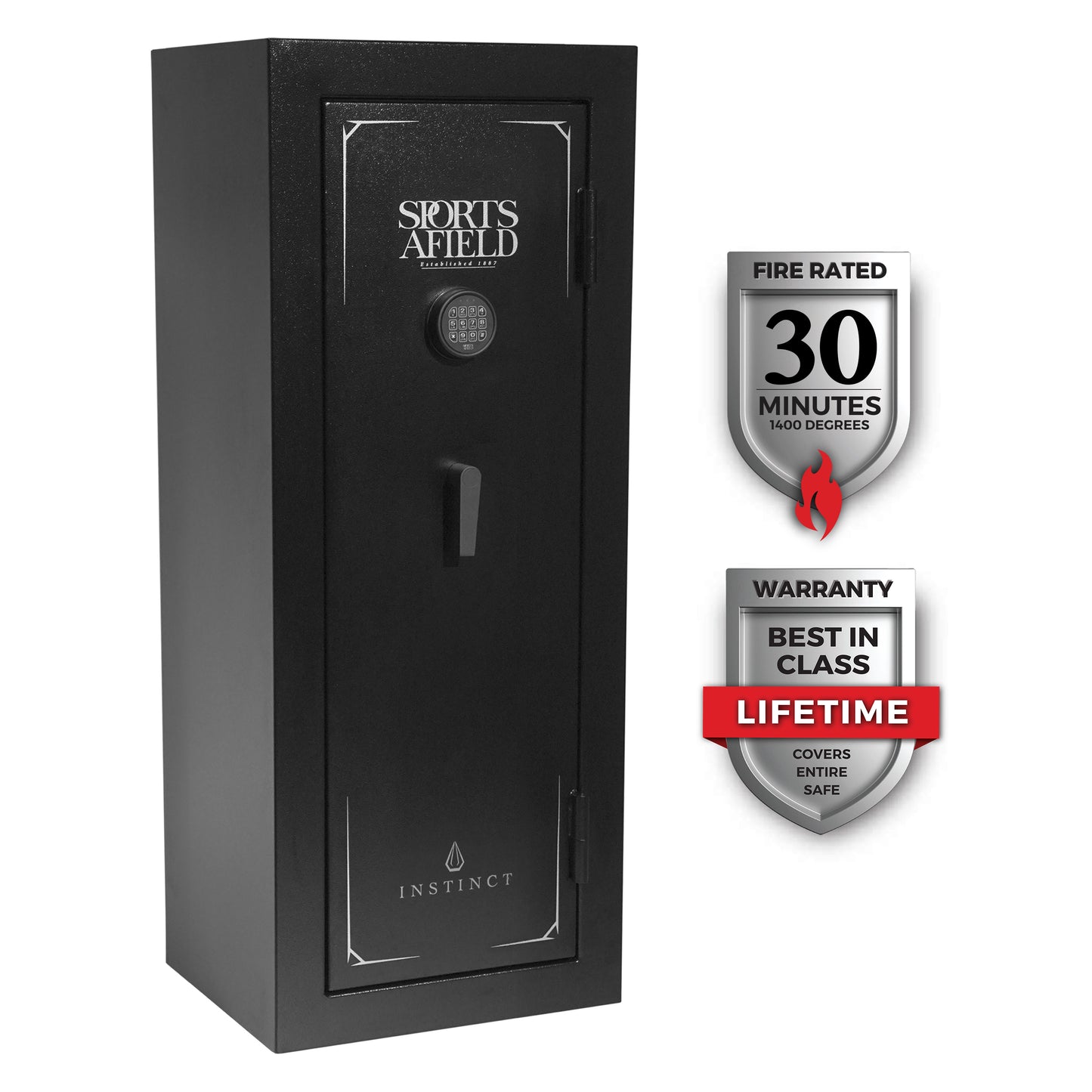 Sports Afield Instinct SA5520INS 18-Gun Fireproof Safe