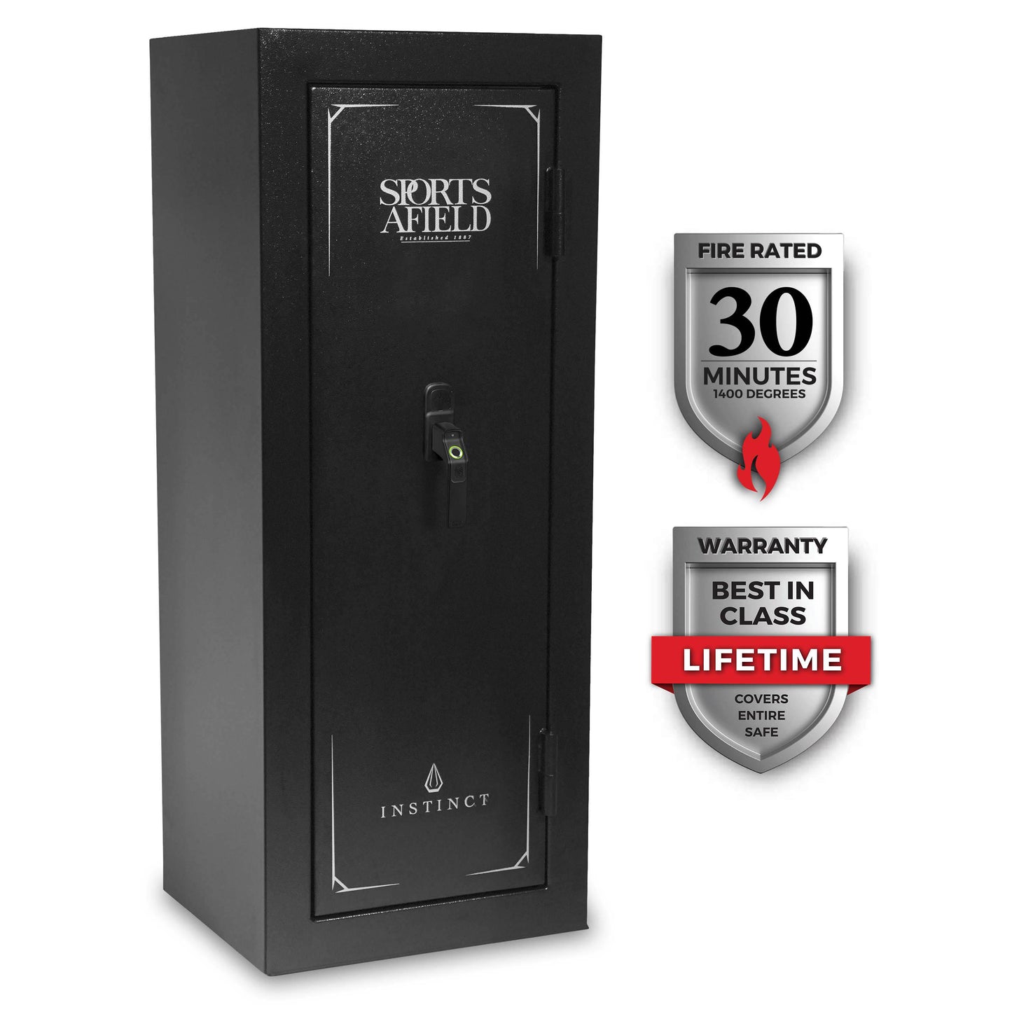 Sports Afield Instinct SA5520INS-BIO 18-Gun Biometric Safe