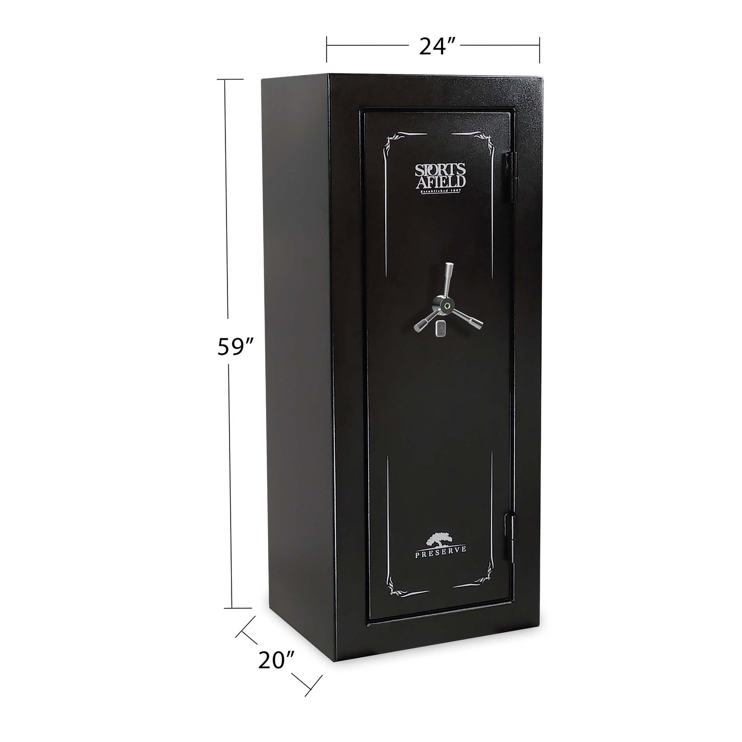 Sports Afield Preserve SA5924P-BIO 24-Gun Biometric Safe