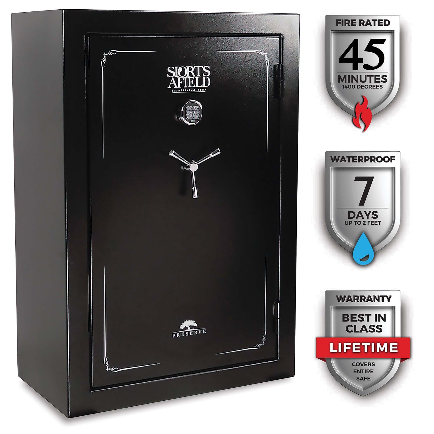 Sports Afield Preserve SA5940P 40-Gun Fire & Water Safe
