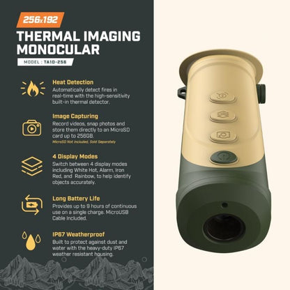 Amcrest Thermal Imaging Monocular for Hunting 256x192 (50Hz) TA10-256