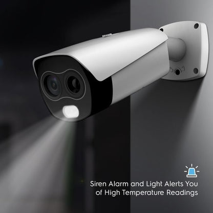 Amcrest Thermal IP Camera AI NVR System, AI Thermal POE Camera with Temperature Monitoring, Human Detection (TCS-3221-W)